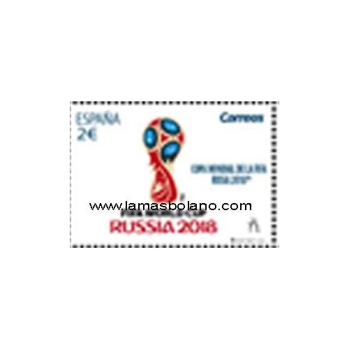 SELLOS ESPAÑA 2018 COPA MUNDIAL DE LA FIFA RUSIA 2018 - 1 VALOR - CORREO