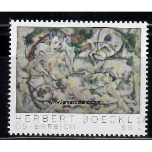 SELLOS AUSTRIA 2017 - HERBERT BOECKL - 1 VALOR - CORREO 