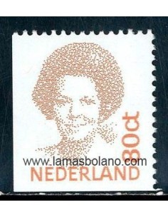 SELLOS HOLANDA 1991 - REINA BEATRIZ - 1 VALOR SIN DENTAR IZQUIERDA Y ABAJO - CORREO