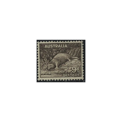 SELLOS DE AUSTRALIA 1937 - ORNITORRINCO - 1 VALOR - CORREO