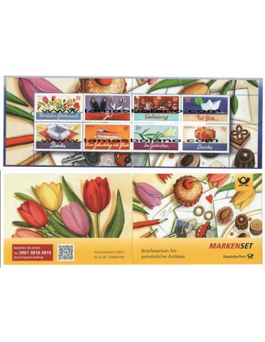 SELLOS ALEMANIA 2018 - SALUDOS - CARNET