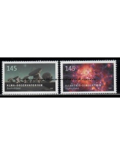 SELLOS ALEMANIA 2018 - ESPACIO - 2 VALORES - CORREO 