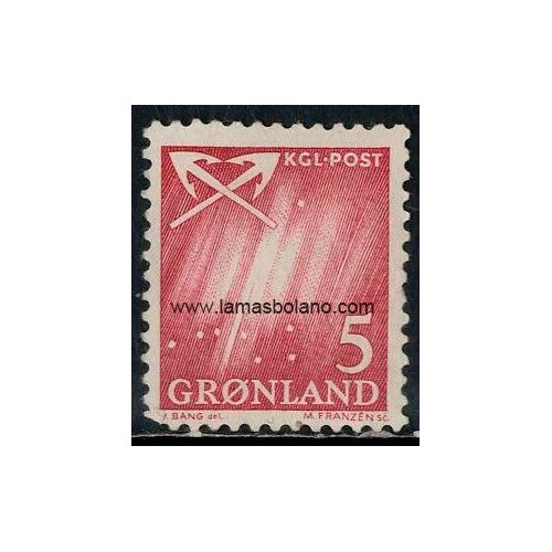 SELLOS GROENLANDIA 1963 - OSA MAYOR - 1 VALOR - CORREO