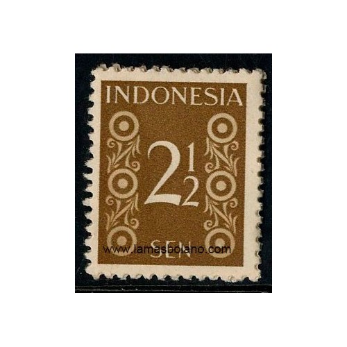 SELLOS INDIA HOLANDESA INDONESIA AUTONOMA 1948 - CIFRAS - 1 VALOR - CORREO