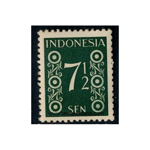 SELLOS INDIA HOLANDESA INDONESIA AUTONOMA 1948 - CIFRAS - 1 VALOR - CORREO