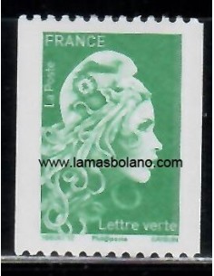 SELLOS FRANCIA 2018 - MARIANNE LETTRE VERTE - 1 VALOR - CORREO 