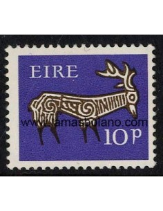 SELLOS IRLANDA 1968-69 SERIE CORRIENTE ANIMALES ESTILIZADOS - 1 VALOR - CORREO