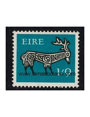 SELLOS IRLANDA 1968-69 SERIE CORRIENTE ANIMALES ESTILIZADOS - 1 VALOR - CORREO