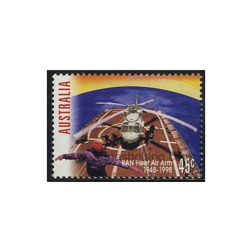 SELLOS DE AUSTRALIA 1998 - AERONAVAL AUSTRALIANA 50 ANIVERSARIO - 1 VALOR - CORREO