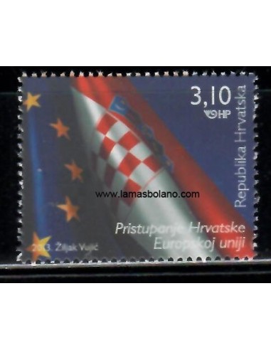 SELLOS CROACIA 2013 - MIEMBRO DE LA UNION EUROPEA - 1 VALOR - CORREO