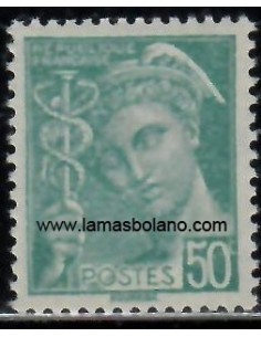 SELLOS FRANCIA 1942 - TIPO MERCURE - 1 VALOR ** - CORREO