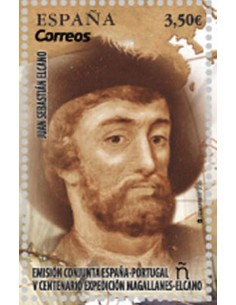 SELLOS ESPAÑA 2019 EXPEDICION MAGALLANES-ELCANO V CENTENARIO - 1 VALOR PROCEDE HOJITA BLOQUE