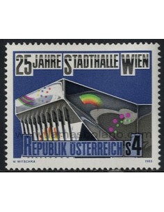 SELLOS DE AUSTRIA 1983 - STADHALLE DE VIENA 25 ANIVERSARIO - 1 VALOR - CORREO
