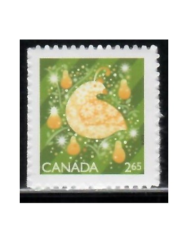 SELLOS CANADA 2019 NAVIDAD PERDIZ 1 VALOR AUTOADHESIVO CORREO