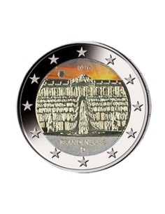 MONEDA 2 EUROS COLOR 2020 ALEMANIA PALACIO SANSSOUCI BRANDEBURGO EN CAPSULA