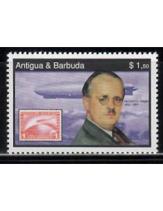 SELLOS ANTIGUA BARBUDA 1994 HERMANN E. SIEGER - 1 VALOR - CORREO