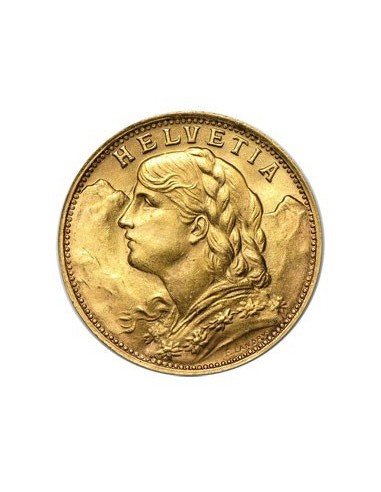 SUIZA MONEDA ORO 10 FRANCOS