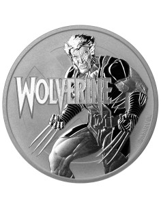 TUVALU 2021 LOBEZNO MARVEL 1 DÓLAR ONZA PLATA