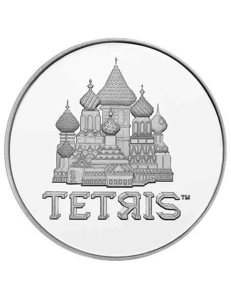 NIUE 2021 TETRIS ONZA PLATA
