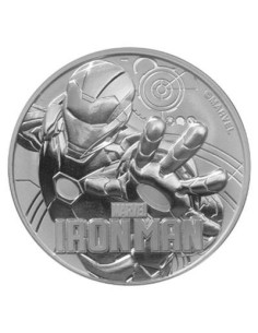 TUVALU 2018 IRON MAN MONEDA PLATA 1 DOLAR PROOF