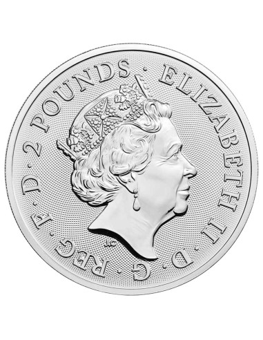 INGLATERRA 2021 THE WHO 2 LIBRAS ONZA PLATA