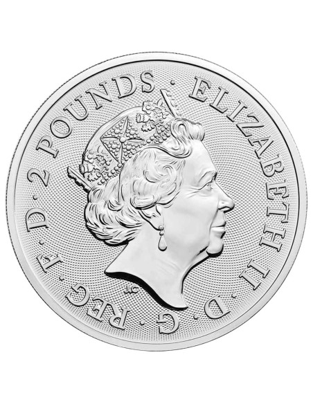 INGLATERRA 2021 THE WHO 2 LIBRAS ONZA PLATA