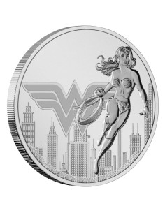 NIUE 2021 WONDER WOMAN 2 DOLARES ONZA PLATA