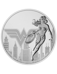 NIUE 2021 WONDER WOMAN 2 DOLARES ONZA PLATA 2