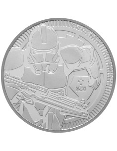 MONEDA PLATA NIUE STAR WARS SOLDADO IMPERIAL II 2019 2 DOLARES 2