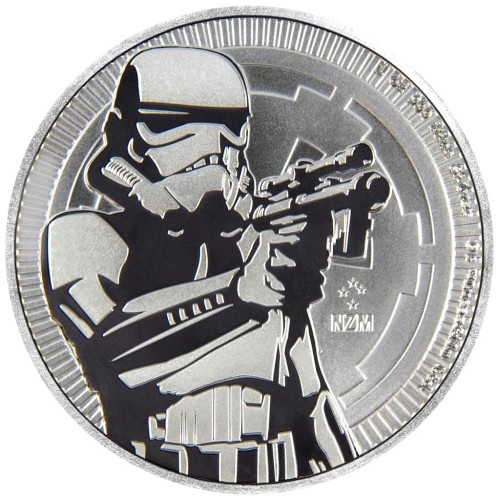 2018 NIUE 1 ONZA PLATA STAR WARS SOLDADO IMPERIAL BU