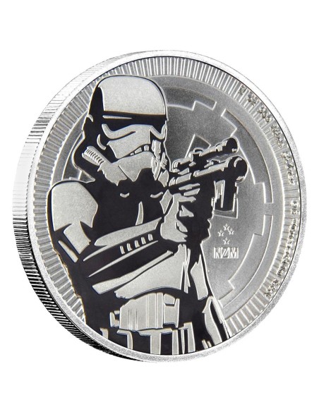 2018 NIUE 1 ONZA PLATA STAR WARS SOLDADO IMPERIAL BU