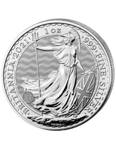 INGLATERRA 2021 BRITANNIA 1 ONZA PLATA