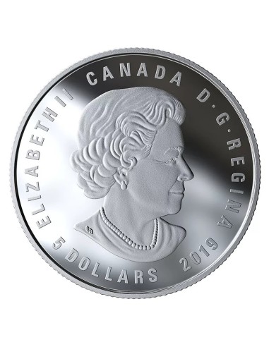 CANADA MONEDA PLATA ZODIACO ESCORPIO 5 DOLARES CON CRISTAL SWAROVSKI Y COLOR 2019 PROOF