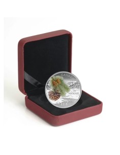 CANADA 2015 MONEDA PLATA 20 DOLARES LOS BOSQUES DE CANADA A COLOR 2