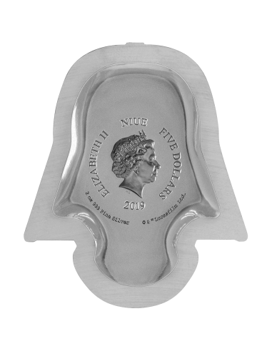 STAR WARS CASCO DARTH VADER MONEDA PLATA CON REPRODUCCION DEL CASCO 2 ONZAS NIUE 2019 ALTO RELIEVE 3D