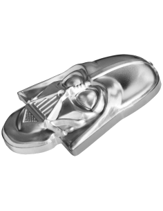 STAR WARS CASCO DARTH VADER MONEDA PLATA CON REPRODUCCION DEL CASCO 2 ONZAS NIUE 2019 ALTO RELIEVE 3D 2