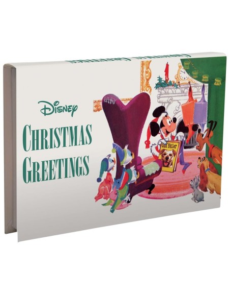 NIUE 2017 DISNEY SALUDOS DE LA TEMPORADA NAVIDAD MONEDA PLATA 2 DOLARES COLOR PROOF