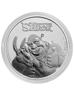 NIUE 2021 SHREK ONZA PLATA 2
