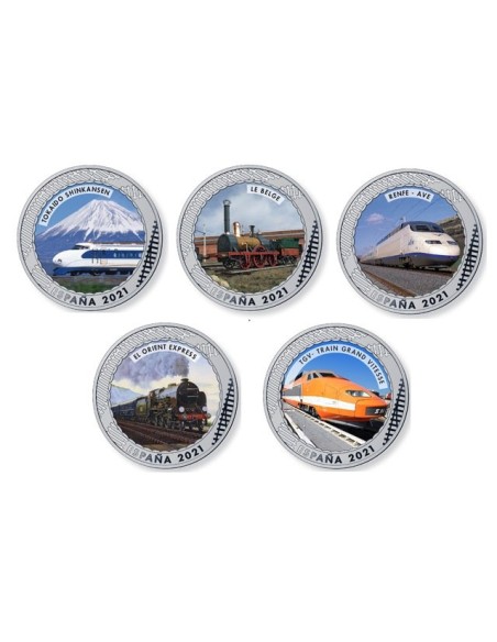 ESPAÑA 2021 HISTORIA DEL FERROCARRIL - 2 SERIE