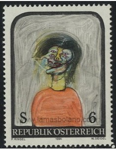 SELLOS DE AUSTRIA 1994 - FRANZ RINGEL ARTE MODERNO EN AUSTRIA - 1 VALOR - CORREO