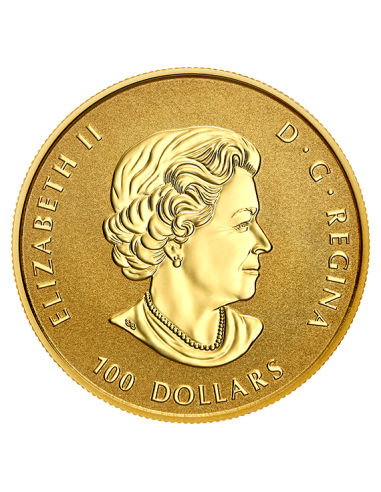 CANADÁ 2019 75 ANIVERSARIO NORMANDIA - PLAYA DE JUNO 100 DÓLARES ORO