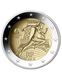 FRANCIA 2021 J.O.PARÍS 2 EURO 2