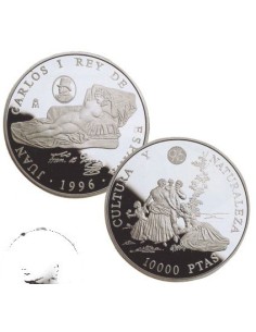 ESPAÑA 1996 MAJA DESNUDA CINCUENTÍN PLATA