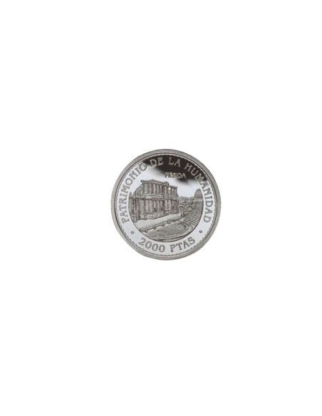 ESPAÑA 1996 MÉRIDA 2000 PESETAS PLATA