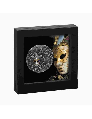 NIUE 2022 MÁSCARA VENECIANA 5 DÓLARES PLATA