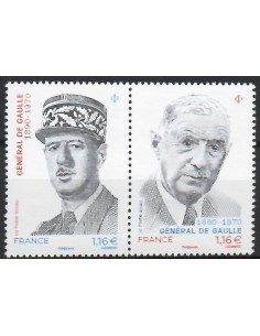 FRANCIA 2020 DE GAULLE - 2 VALORES