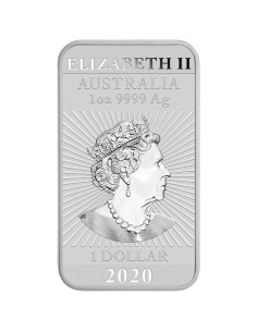LINGOTE PLATA AUSTRALIA 2020 DRAGON PROOF 2