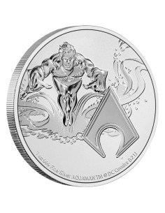 NIUE 2022 AQUAMAN ONZA PLATA