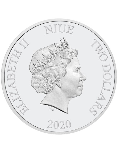 BATMAN PINGUINO MONEDA PLATA A COLOR NIUE 2020 PROOF