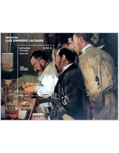 ESPAÑA 2022 LUIS SIMARRO LACAMBRA - HOJITA BLOQUE